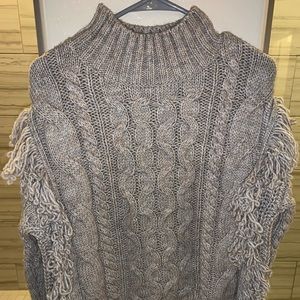 Beige long sleeve sweater